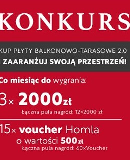 Konkurs Opoczno - kup płyty balkonowo-tarasowe 2.0 i&nbsp;wygraj! - miniaturka