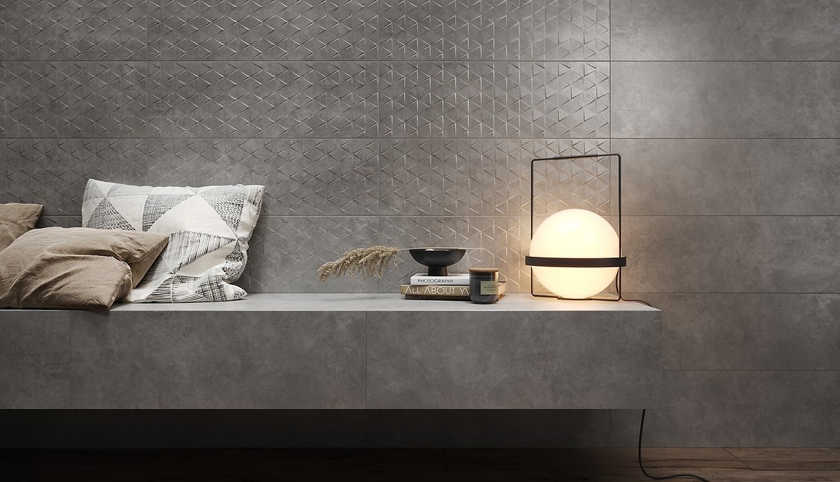 Trzy propozycje szarych płytek inspirowanych betonem