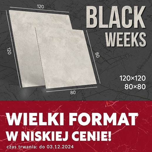 Black Weeks - zobacz płytki objęte ofertą 1