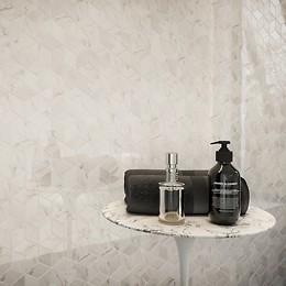 Marmurowa mozaika z kolekcji Carrara Pulpis