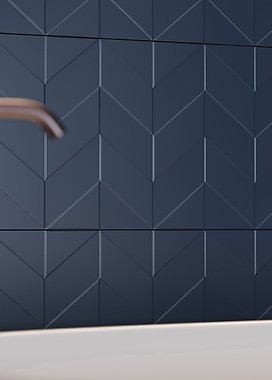 płytki ceramiczne LOVE YOU NAVY BLUE