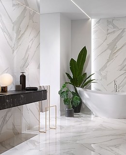 Duży format w łazience