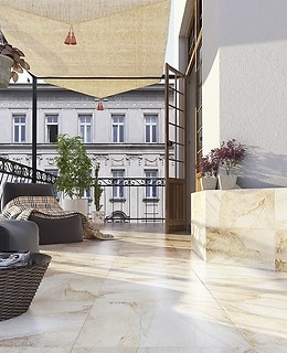 Płytki Opoczno doskonale nadają się również na balkon lub taras