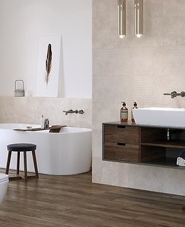 Łazienka w stylu toskańskim