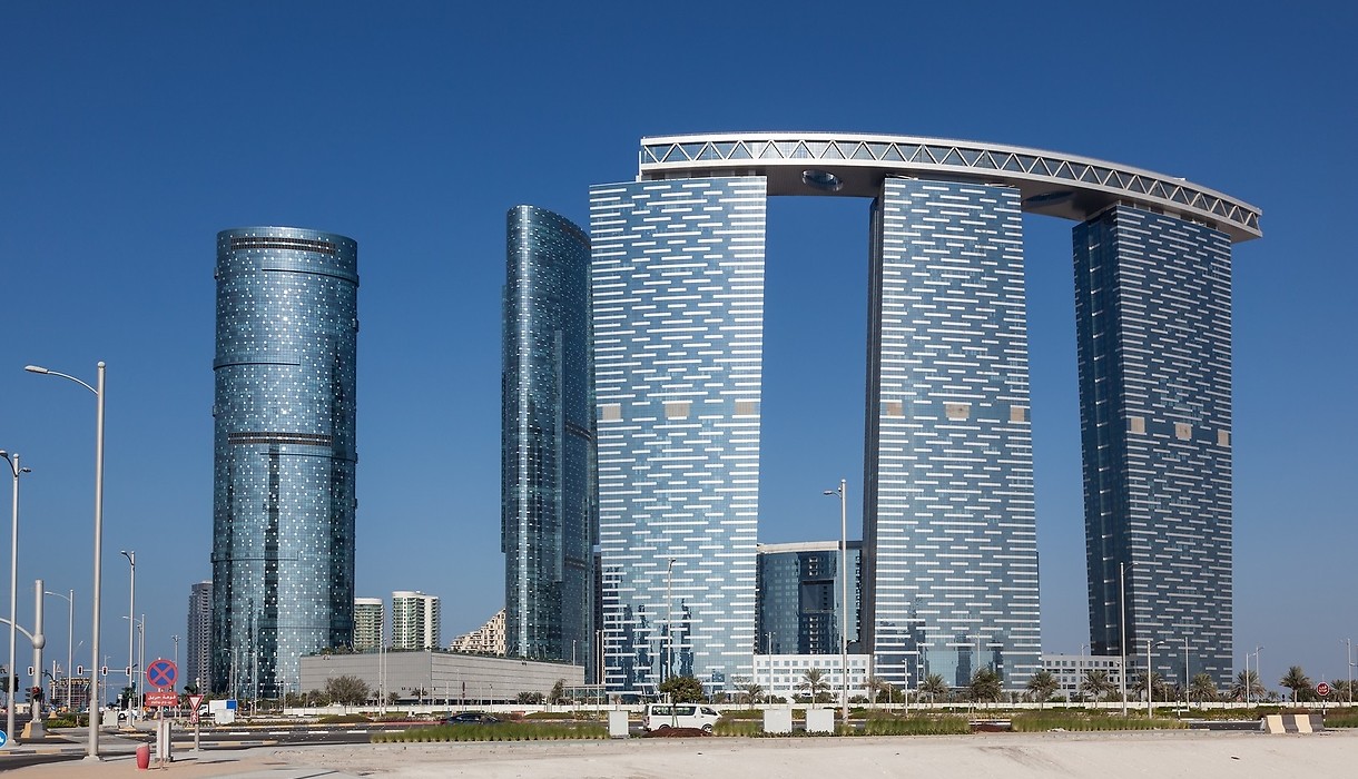 Gate Towers w Zjednoczonych Emiratach Arabskich