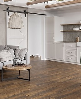 Ciemna podłoga - jakie dobrać do niej meble