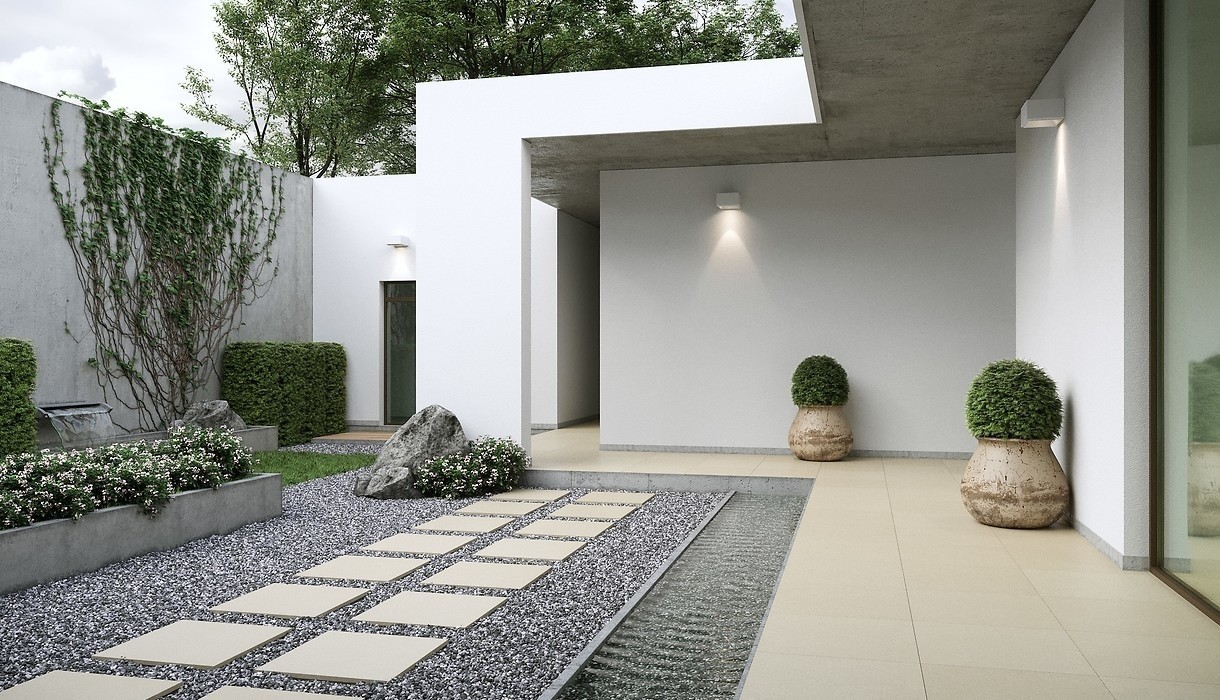 Jak urządzić ogród przed wejściem do domu