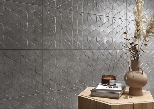 Płytki betonowe także wpiszą się w styl rustykalny