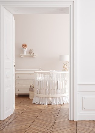 Styl paryski w pokoju dziecka