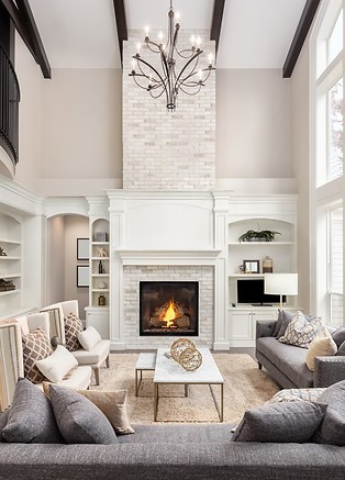 Styl amerykański - salon