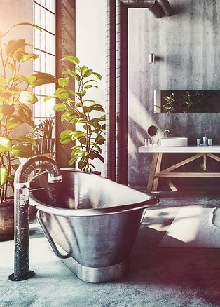 Łazienka w stylu industrialnym