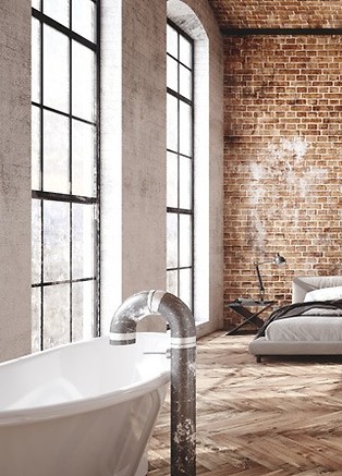 Industrialna łazienka