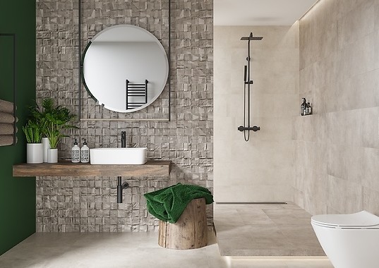 Aranżacja małej łazienki z kolekcją Nerina Slash