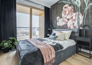 Sypialnia w małym mieszkaniu