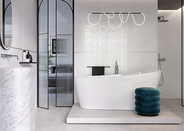 Biała łazienka pełna blasku 14