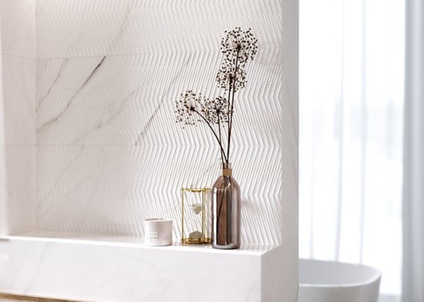 Płytki ze wzorem kamienia - Carrara Chic, Opoczno