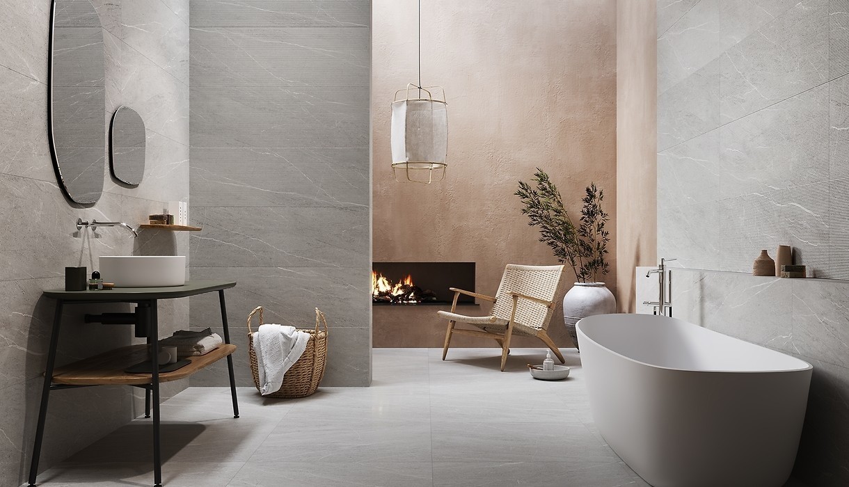 Jaka fuga do szarych płytek na podłodze?