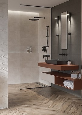 Jak urządzić długą wąską łazienkę? Optycznie skróć ją i poszerz