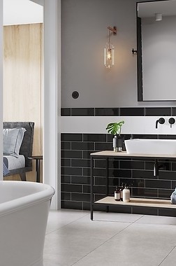 Jak urządzić długą wąską łazienkę? Optycznie skróć ją i poszerz