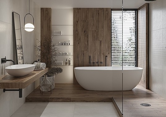 Jak urządzić długą wąską łazienkę? Optycznie skróć ją i poszerz