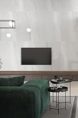 Płytki imitujące marmur – oryginalny pomysł na podłogę w salonie