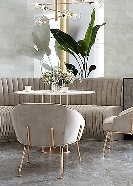 Płytki imitujące marmur – oryginalny pomysł na podłogę w salonie