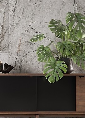 Płytki imitujące marmur – oryginalny pomysł na podłogę w salonie