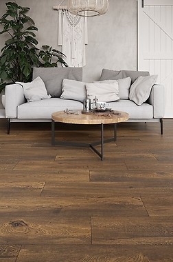 Aranżacja kuchni z białą cegłą na ścianie