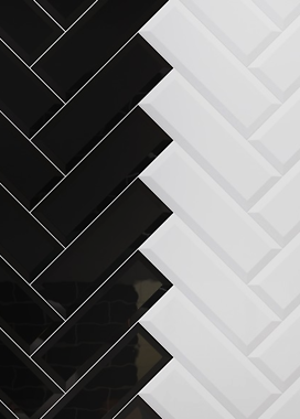 Aranżacja kuchni z białą cegłą na ścianie