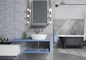 Projektowanie łazienki w stylu patchwork