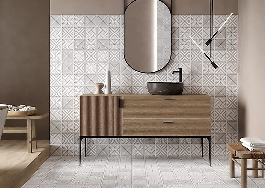 Projektowanie łazienki w stylu patchwork