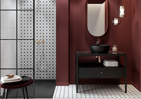 Projektowanie łazienki w stylu patchwork