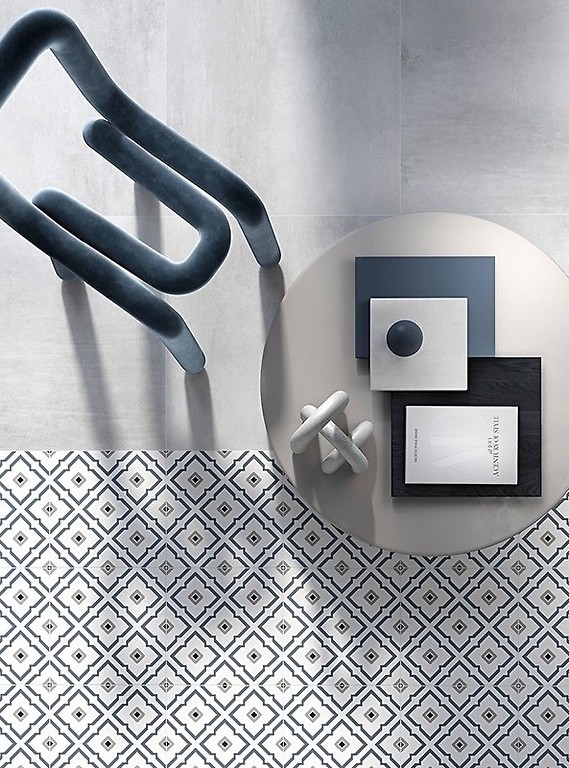 Łazienka z płytkami patchworkowymi, płytki patchwork, aranżacje Opoczno