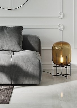 Aranżacja salonu z betonem na ścianie