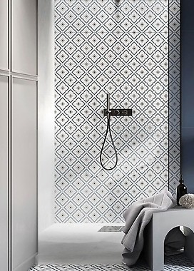 Płytki patchwork - czy przytłoczą małą łazienkę?