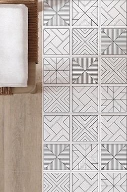 Płytki patchwork - czy przytłoczą małą łazienkę?