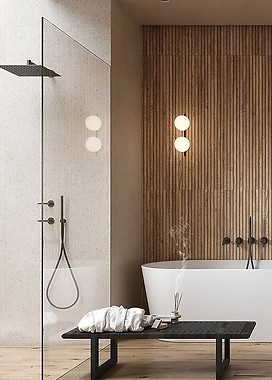 Z czym połączyć kamień na ścianie?