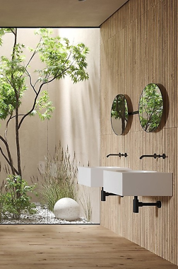 Z czym połączyć kamień na ścianie?