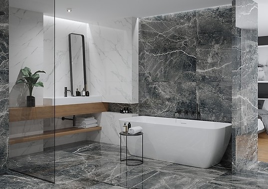 Z czym połączyć kamień na ścianie?