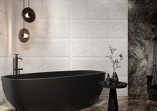 Z czym połączyć kamień na ścianie?