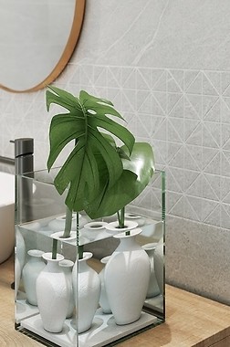 Z czym połączyć kamień na ścianie?