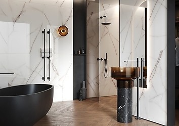 Efekt marmuru na ścianie - jak go uzyskać?