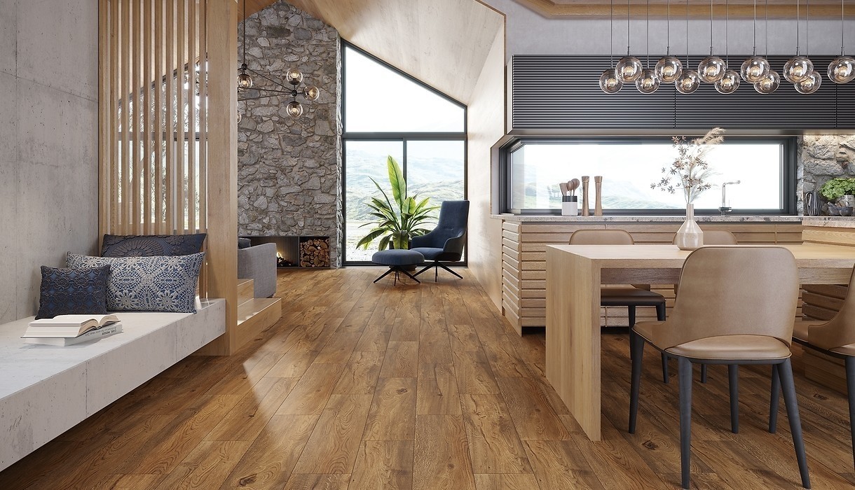 Drewniana podłoga - jakie płytki będą do niej pasować?