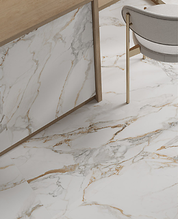 3 płytki inspirowane marmurem do eleganckiej kuchni