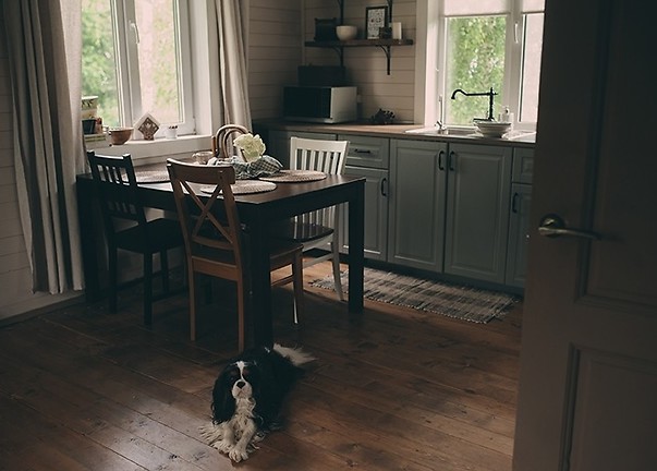 wnętrze w stylu rustykalnym