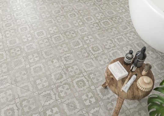 płytki o wzorze patchwork