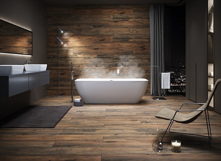Gresy inspirowane drewnem - idealny wybór do nowoczesnej łazienki 1