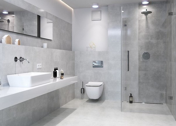 płytki ceramiczne Flower cemento