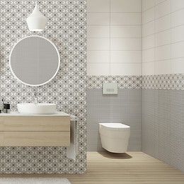 Graficzne płytki dekoracyjne z kolekcji Black&White Pattern