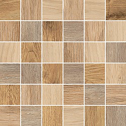 GRAND WOOD MIX MOSAIC MATT RECT 29,8X29,8